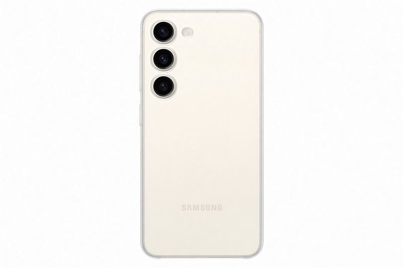 Kryt na mobil Samsung Galaxy S23 Průhledný zadní kryt čirý