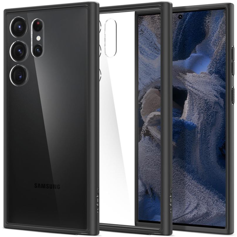 Kryt na mobil Spigen Ultra Hybrid Black Samsung Galaxy S23 Ultra