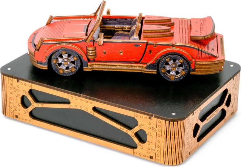 3D puzzle WOODEN CITY 3D puzzle Sportovní auto Limitovaná edice 194 dílů