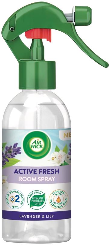 Osvěžovač vzduchu AIR WICK Active Fresh Levandule a lilie 237 ml