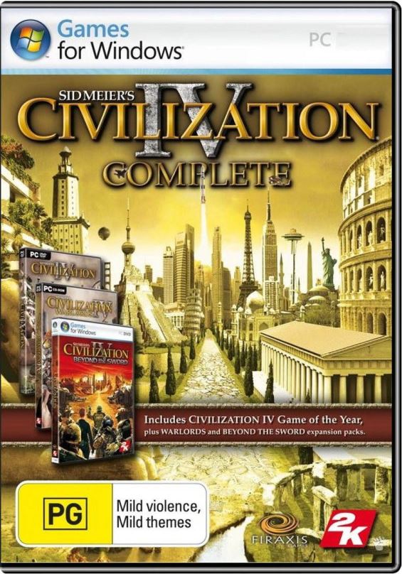 Hra na PC Sid Meier's Civilization IV: The Complete Edition