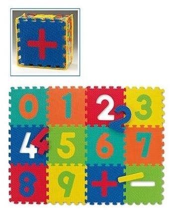 Pěnové puzzle Podložka dětská Spartan 30x30x1,2 cm - 12ks