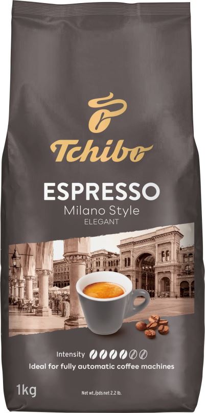 Káva Tchibo Espresso Milano Style, zrnková káva, 1000g