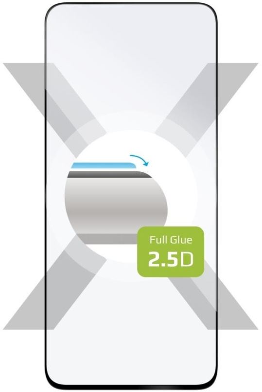 Ochranné sklo FIXED FullGlue-Cover pro Xiaomi Redmi Note 12 5G černé