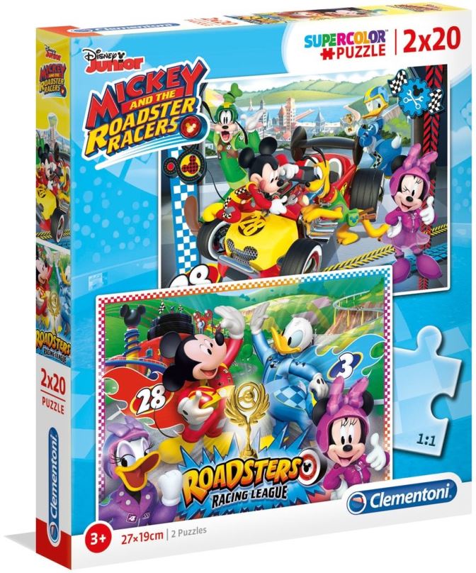 Puzzle Puzzle 2x20 mickey závodník
