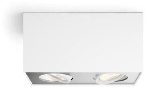 Philips 50492/31/P0 LED stropní bodové svítidlo Box 2x4,5W | 1000lm | 2200-2700K - stmívatelné, EyeComfort, bílá