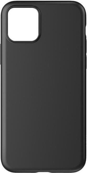 Kryt na mobil Soft silikonový kryt na iPhone 12, černý