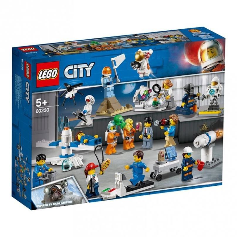 Stavebnice LEGO City Space Port 60230 Sada postav – Vesmírný výzkum