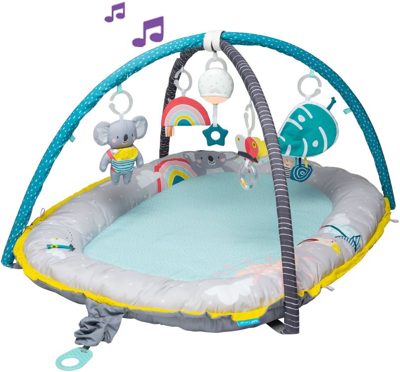 Hrací deka Hrací deka & hnízdo s hudbou pro novorozence Koala