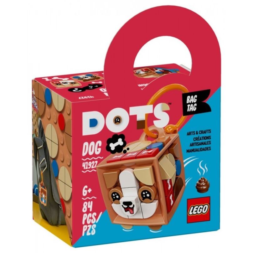 LEGO stavebnice LEGO DOTS 41927 Ozdoba na tašku – pejsek