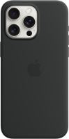Kryt na mobil Apple iPhone 15 Pro Max Silikonový kryt s MagSafe černý