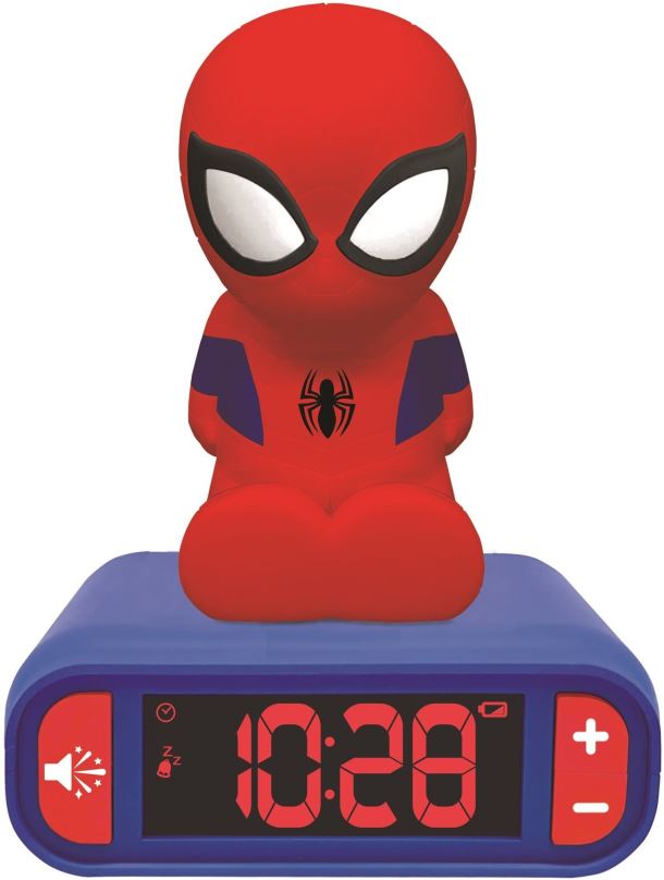 Budík Lexibook Spider-Man Night Light Radio Alarm Clock