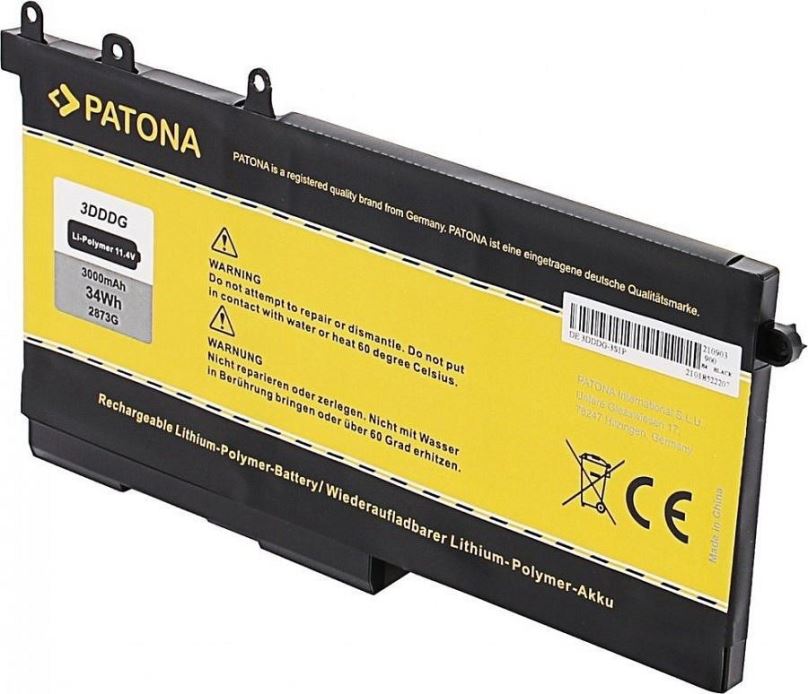 Baterie pro notebook Patona pro DELL E5480/E5580 3000mAh Li-Pol 11,4V GJKNX