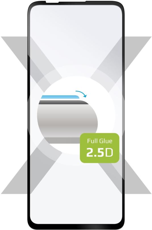 Ochranné sklo FIXED FullGlue-Cover pro Motorola Edge S/Moto G100 černé