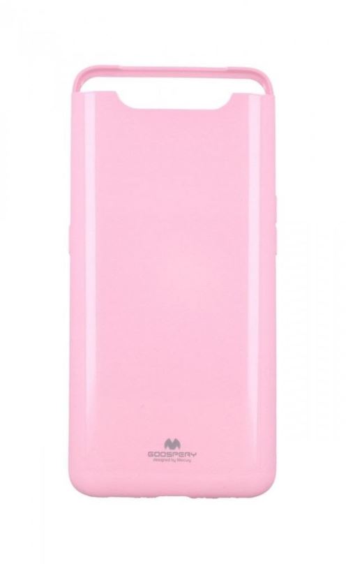 Kryt na mobil Mercury Samsung A80 silikon růžový 47302