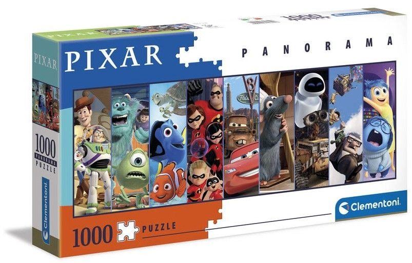 Puzzle Clementoni Panoramatické puzzle Pixar 1000 dílků