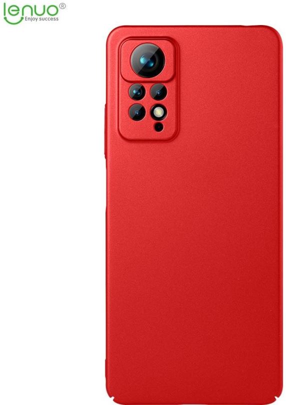 Kryt na mobil Lenuo Leshield obal pro Xiaomi Redmi Note 11 Pro/Pro 5G, červená