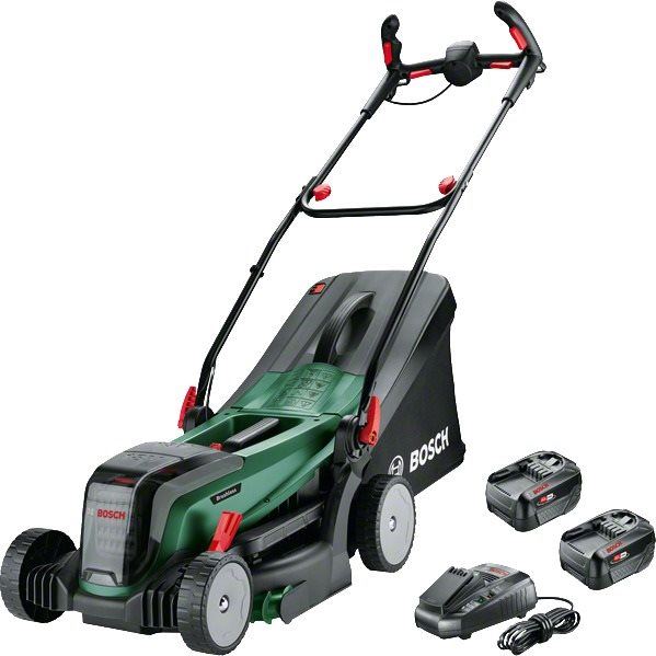 Aku sekačka BOSCH UniversalRotak 2x18V-37-550 (2x4,0 Ah) 0.600.8B9.E00