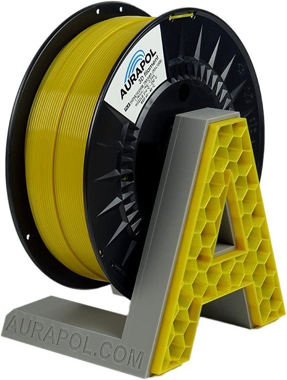 Filament AURAPOL PLA 3D Filament Medová 1 kg 1.75 mm AURAPOL