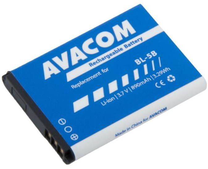 Baterie pro mobilní telefon Avacom pro Nokia 3220, 6070, Li-Ion 3.7V 890mAh (náhrada BL-5B)