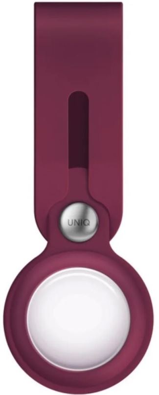 AirTag poutko UNIQ Vencer AirTag silikonové poutko vínové