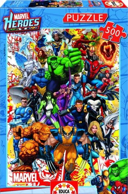 Puzzle Hrdinové Marvel