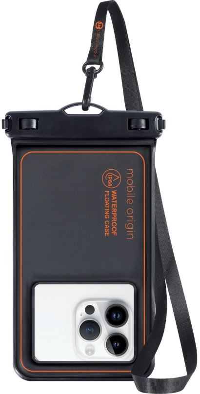 Vodotěsné pouzdro Mobile Origin Waterproof Floating Case 6.5" Black/Orange