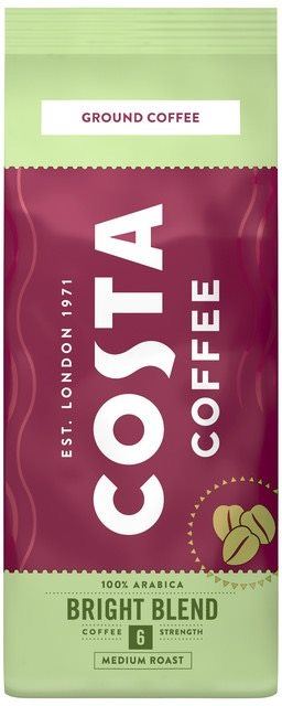 Káva Costa Coffee Bright Blend 100% Arabica Mletá káva, 200g