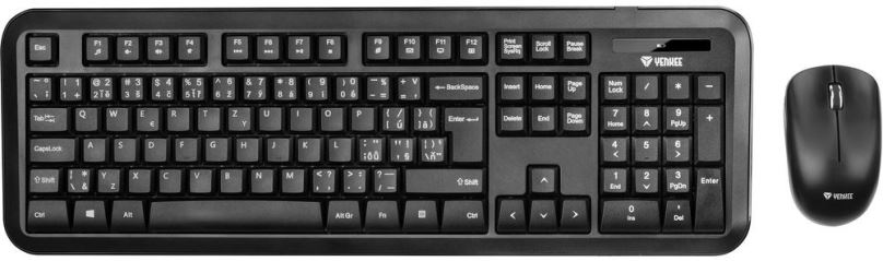Set klávesnice a myši YENKEE YKM 2006CS Combo WL Sequence - CZ/SK