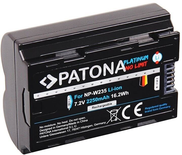 Baterie pro fotoaparát PATONA pro Fuji NP-W235 2250mAh Li-Ion 7,2V Platinum X-T4