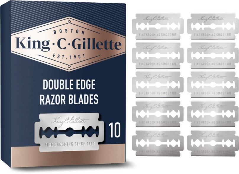Žiletky KING C. GILLETTE Double Edge 10 ks