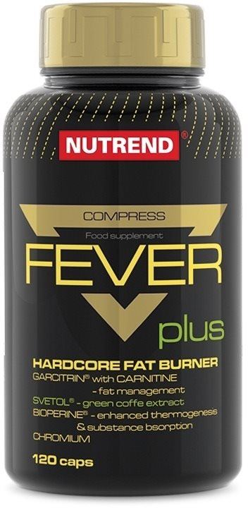 Spalovač tuků Nutrend Compress Fever Plus, 120 kapslí