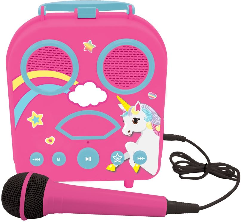 Dětský mikrofon Lexibook Karaoke set - jednorožec