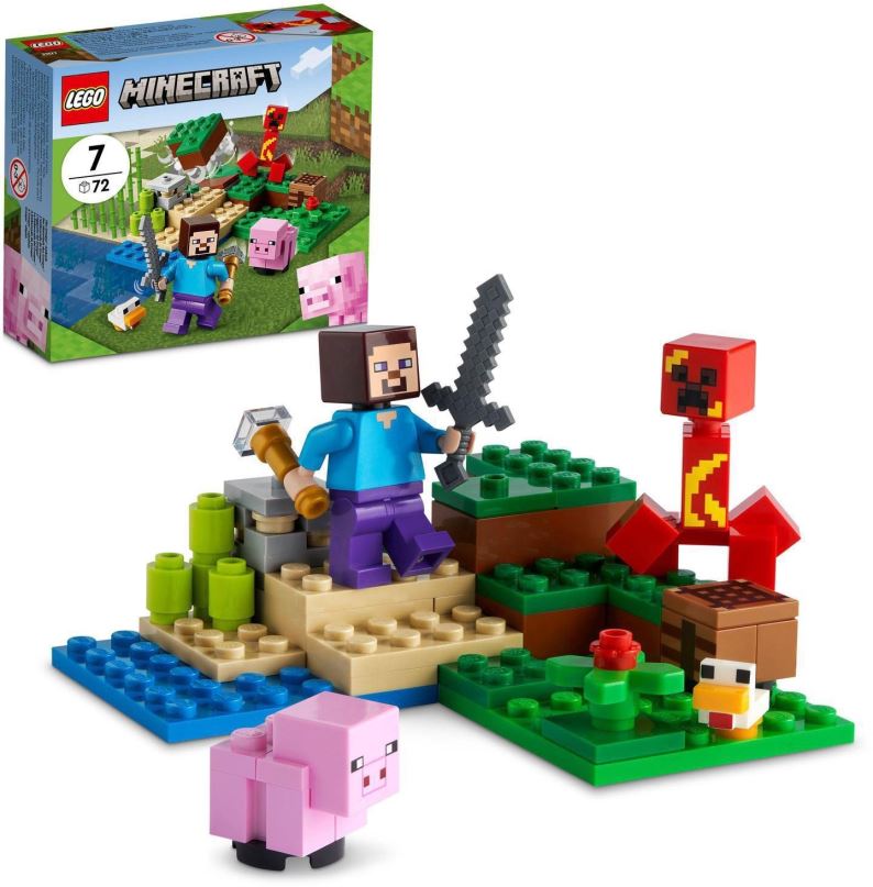 LEGO stavebnice LEGO® Minecraft® 21177  Útok Creepera