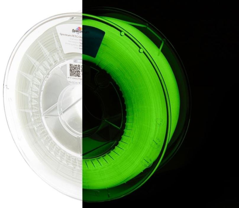 Filament Filament Spectrum PLA Glow In The Dark 1.75mm Yellow-Green 1kg