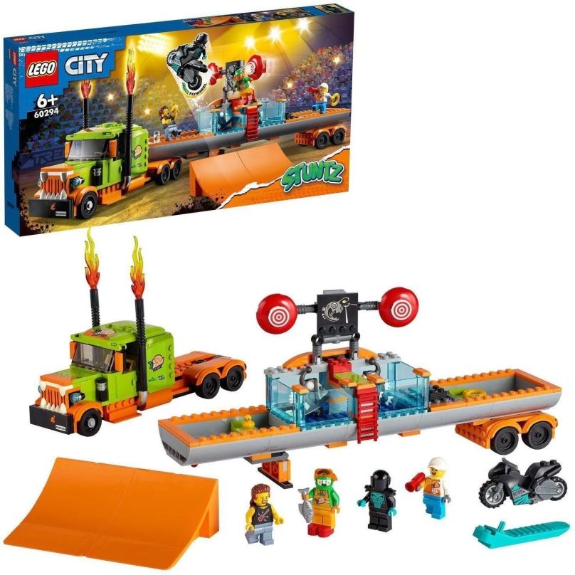 LEGO stavebnice LEGO® City 60294 Kaskadérský kamión