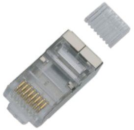 Konektor 100-pack, Datacom RJ45, CAT6, STP, 8p8c, stíněný, na drát