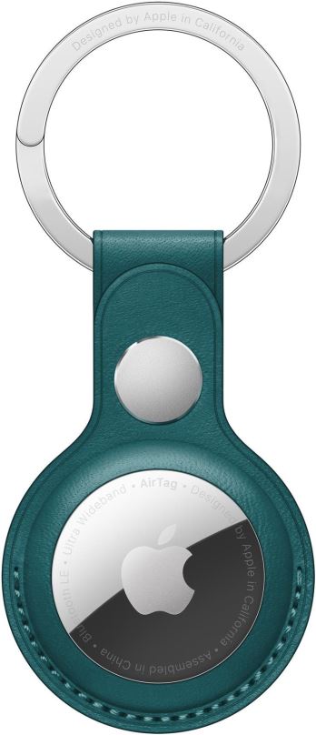 AirTag klíčenka Apple AirTag kožená klíčenka - piniově zelená