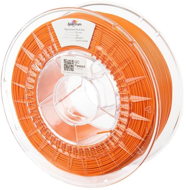 Filament Filament Spectrum PLA Pro 1.75mm Carrot Orange 1kg