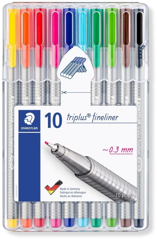 Linery STAEDTLER Triplus 10 barev