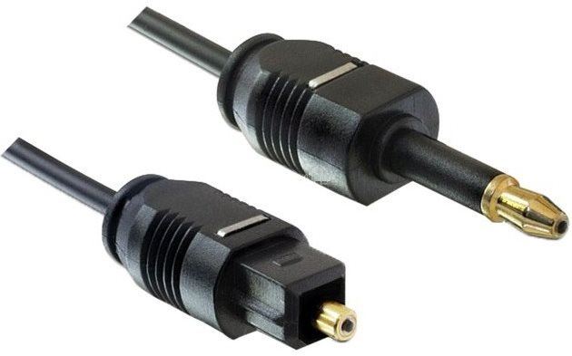 Audio kabel PremiumCord 3.5mm mini Toslink - Toslink, 1m
