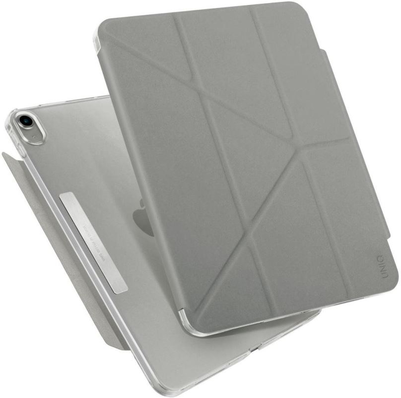 Pouzdro na tablet UNIQ Camden iPad 10.9" (2022) antibakteriální, šedé