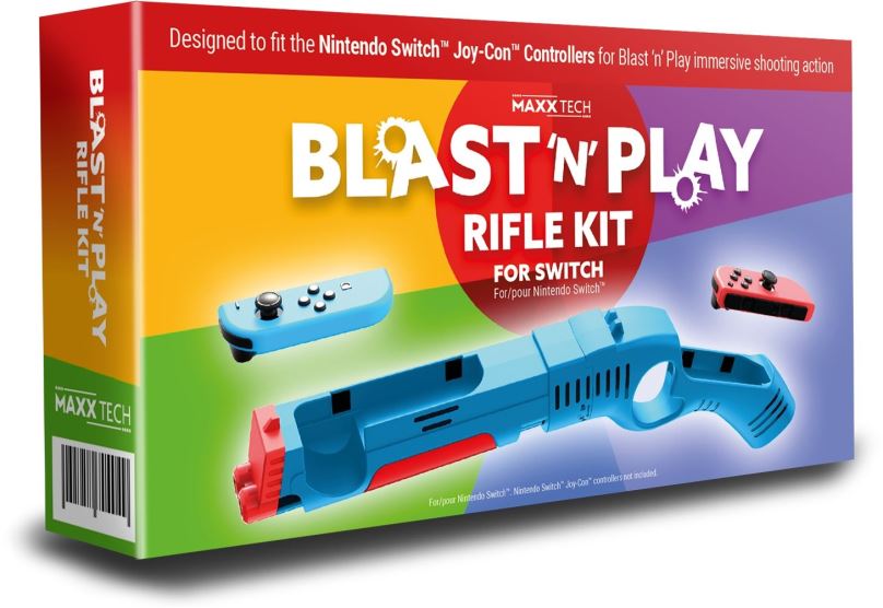 Příslušenství k ovladači Blast 'n' Play Rifle Kit - příslušenství pro Nintendo Switch