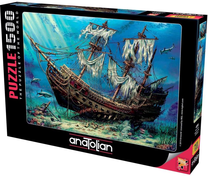 Puzzle Anatolian Puzzle Ztroskotaná loď 1500 dílků