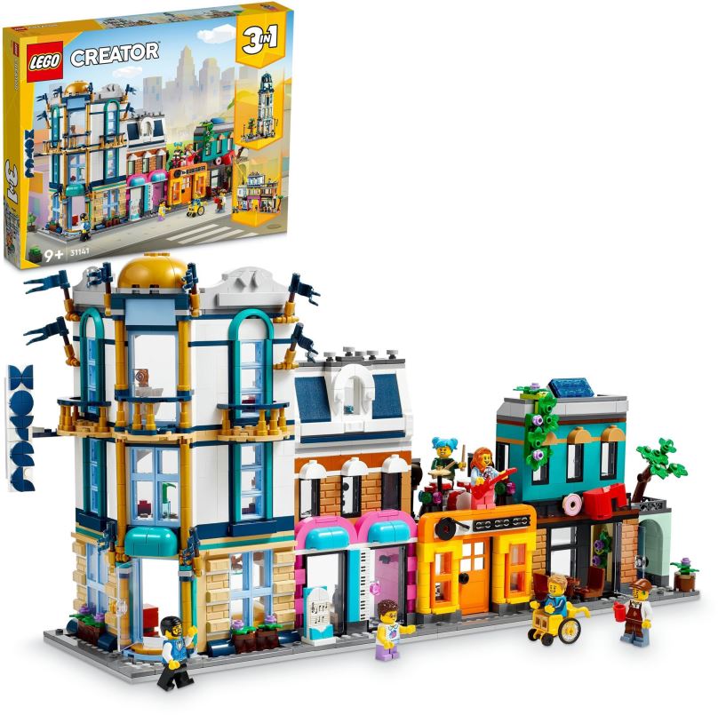 LEGO stavebnice LEGO® Creator 3 v 1 31141 Hlavní ulice
