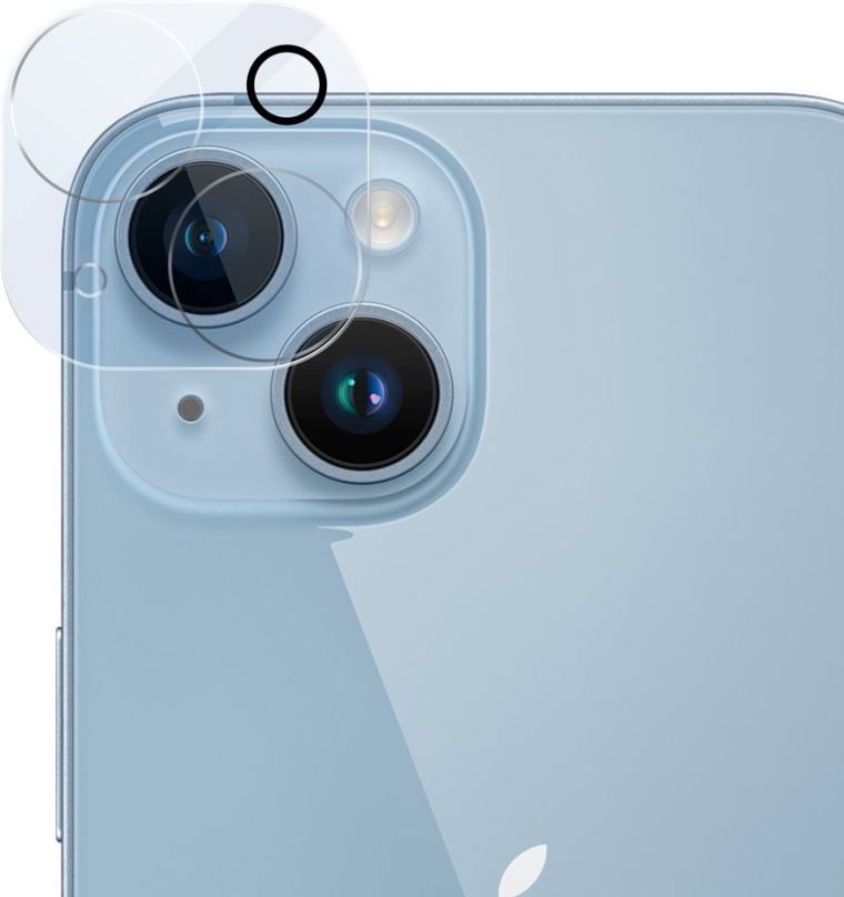 Ochranné sklo na objektiv Epico ochranné sklo na čočky fotoaparátu pro iPhone 14/14 Plus