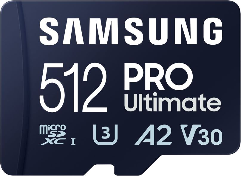 Paměťová karta Samsung MicroSDXC 512GB PRO Ultimate + SD adaptér