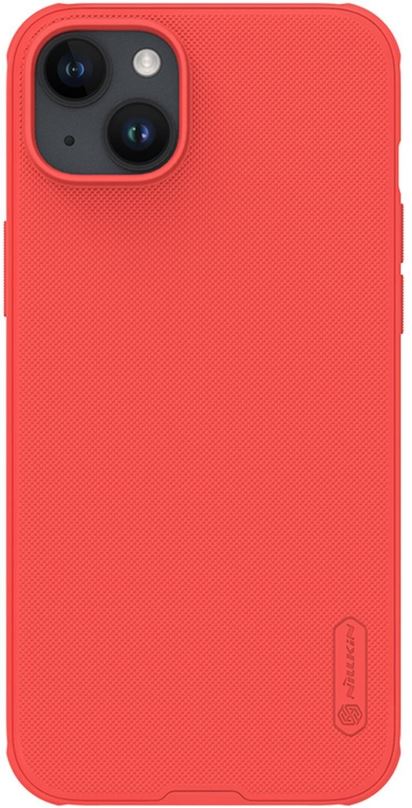 Kryt na mobil Nillkin Super Frosted PRO Zadní Kryt pro Apple iPhone 15 Plus Red (Without Logo Cutout)