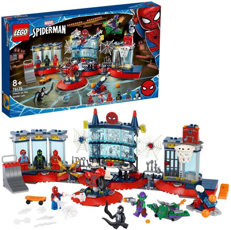 LEGO stavebnice LEGO® Marvel Spider-Man 76175 Útok na pavoučí doupě