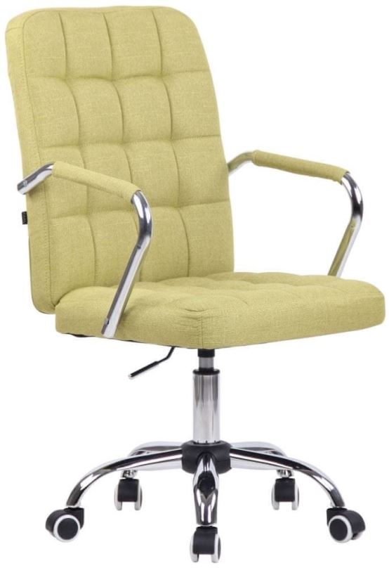 Kancelářská židle BHM GERMANY Terni, syntetická kůže, zelená